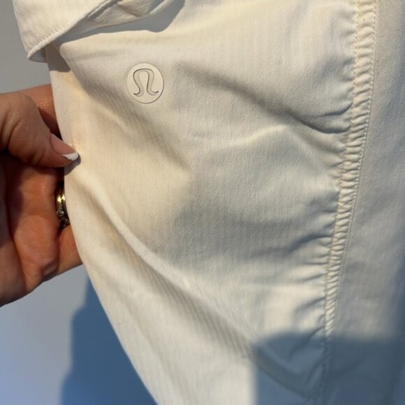 Lululemon Dance Studio Relaxed-FitMid-Rise Cargo Jogger white colour size XL - Picture 6 of 10